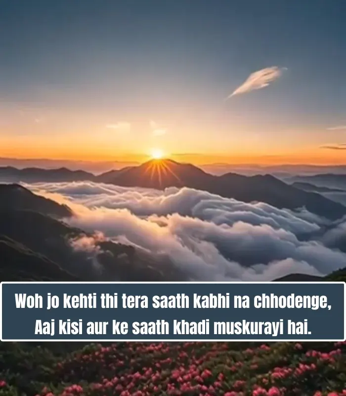 2 Line Alone Sad Shayari in English