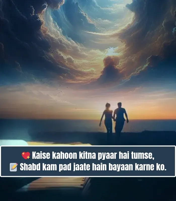 2 Line Shayari for Husband in English in Hindi with Emoji