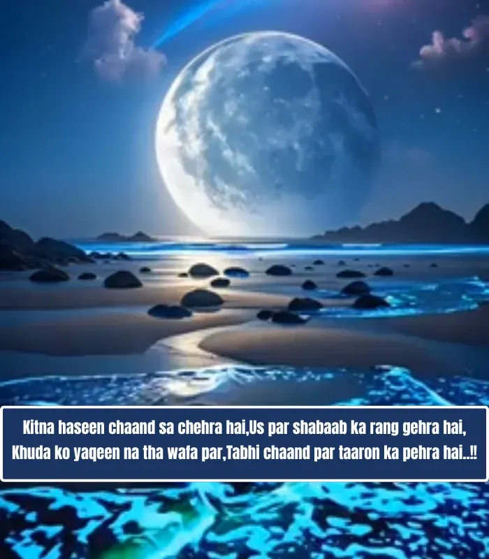 Moon Shayari in English