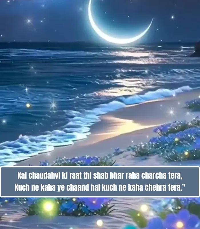 Moon Shayari in English