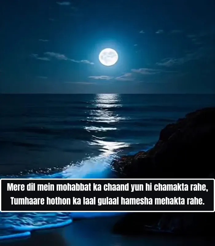 Moon Shayari in English