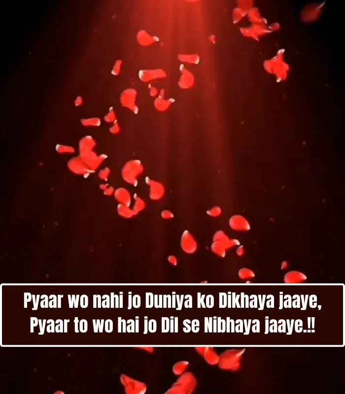 Romantic Shayari in English