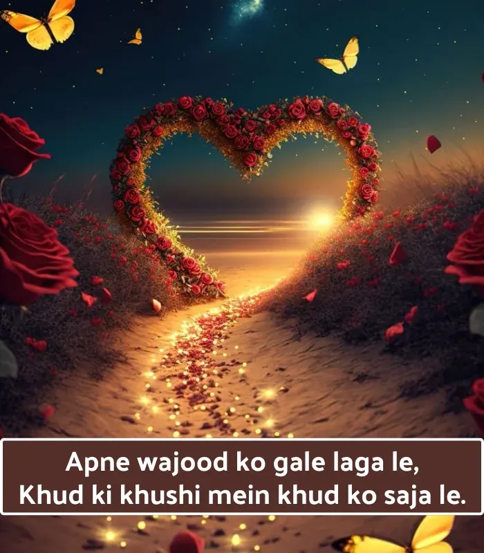 Beautiful Self Love Shayari in English’’