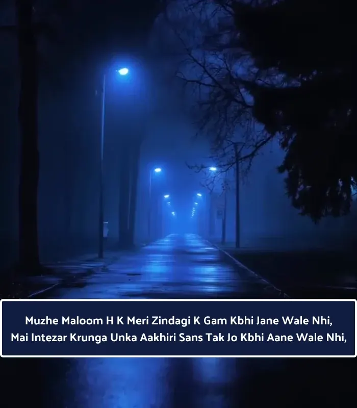 Do Line Sad Shayari in English
