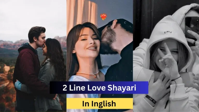 2 Line Love Shayari in English