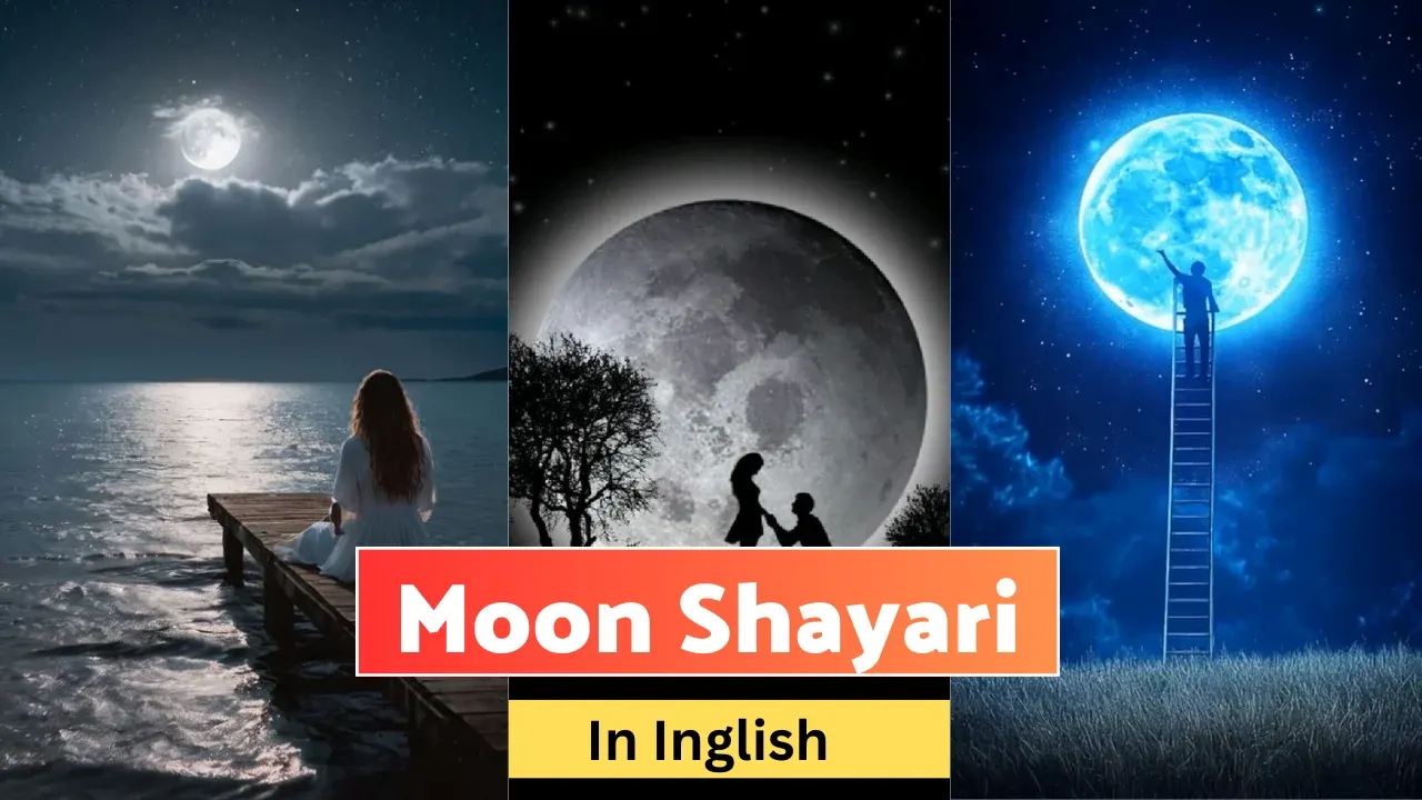 Moon Shayari in English