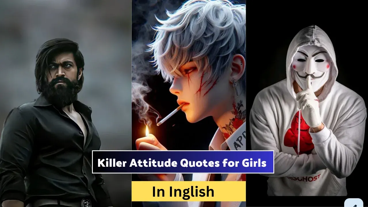 Killer Attitude Quotes for Girls in English