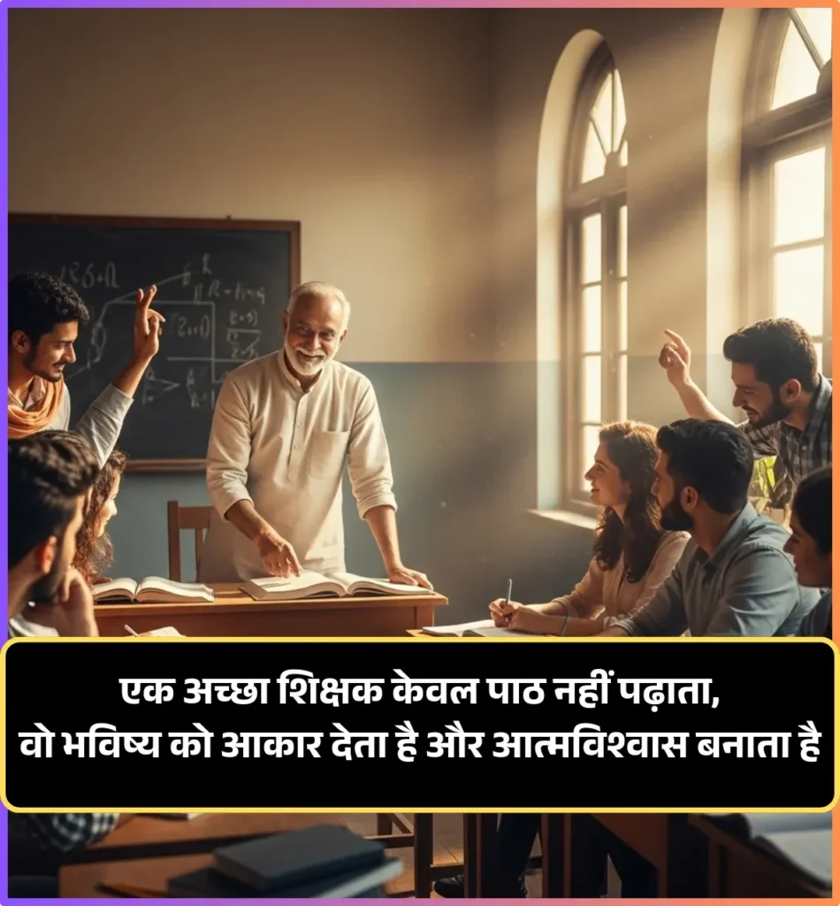 2 Line Shayari for Teachers in English