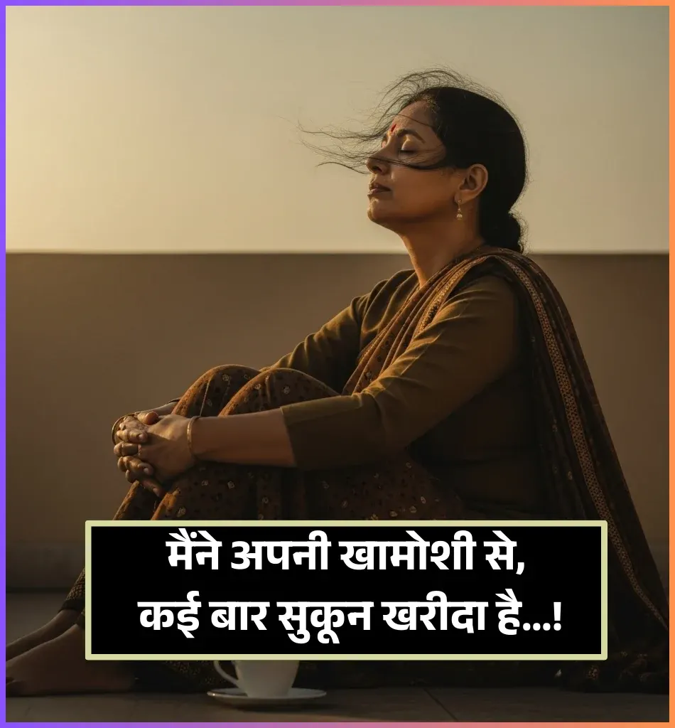 2 Line Khamoshi Shayari