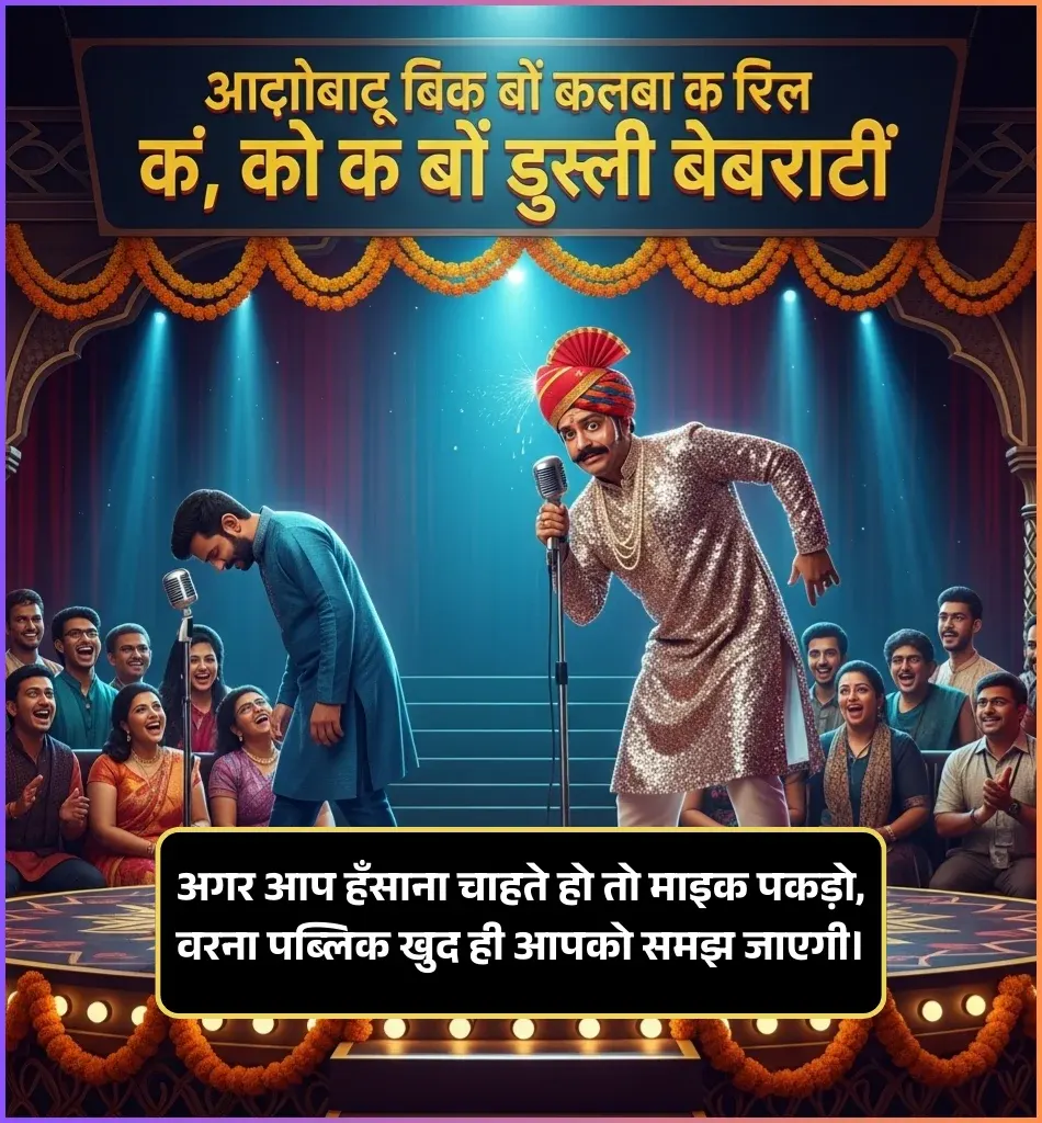 Funny Shayari for Anchoring in Hindi