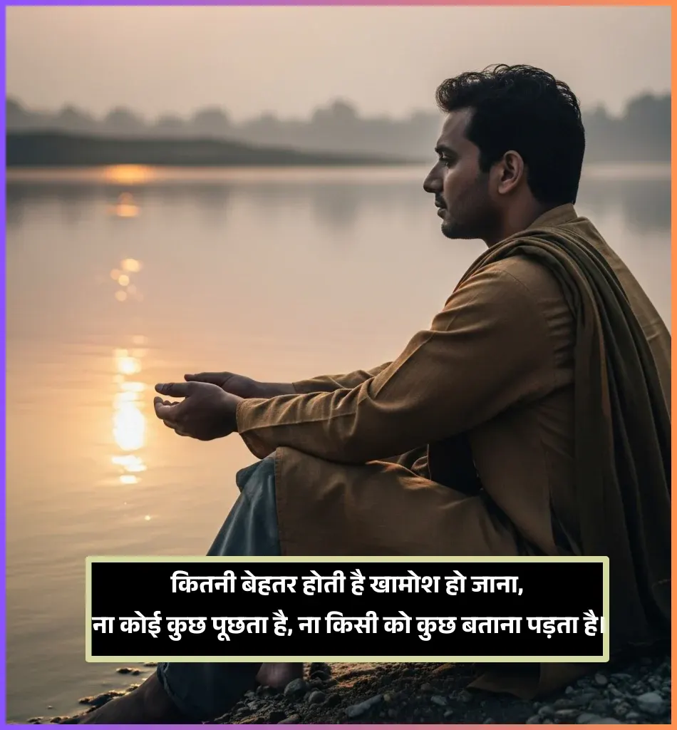 Khamoshi Shayari in Hindi