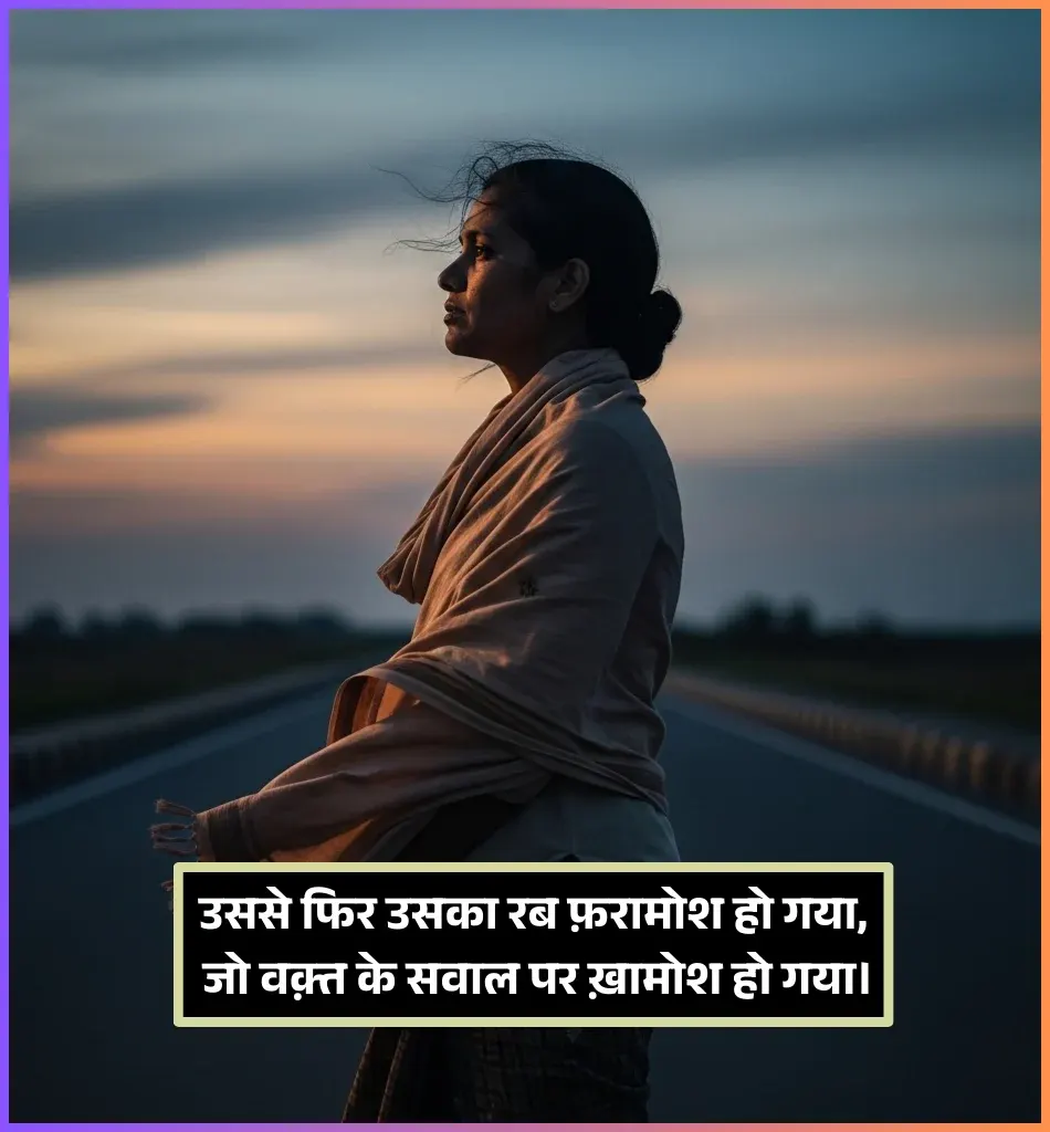 Waqt Khamoshi Shayari
