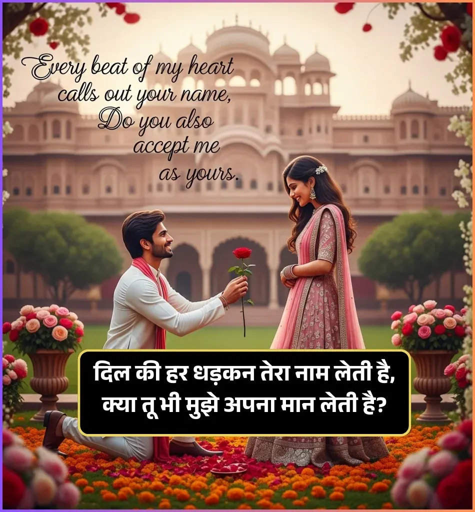 ✨ 2 Line Propose Shayari in Hindi