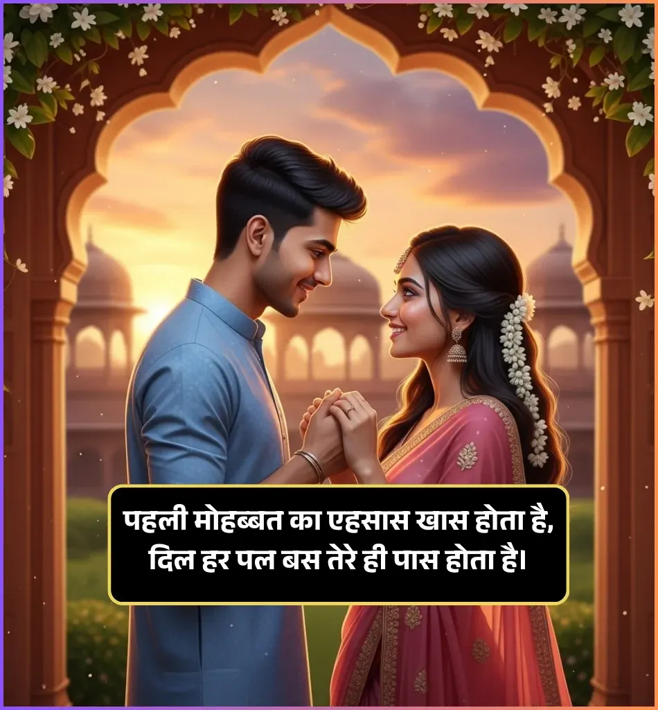 🌷 First Time Love Propose Shayari in Hindi