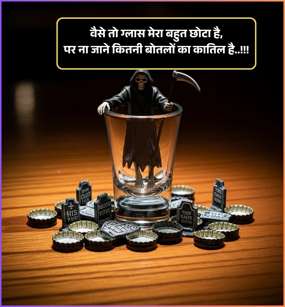 🍷 Jaam Sharab Shayari