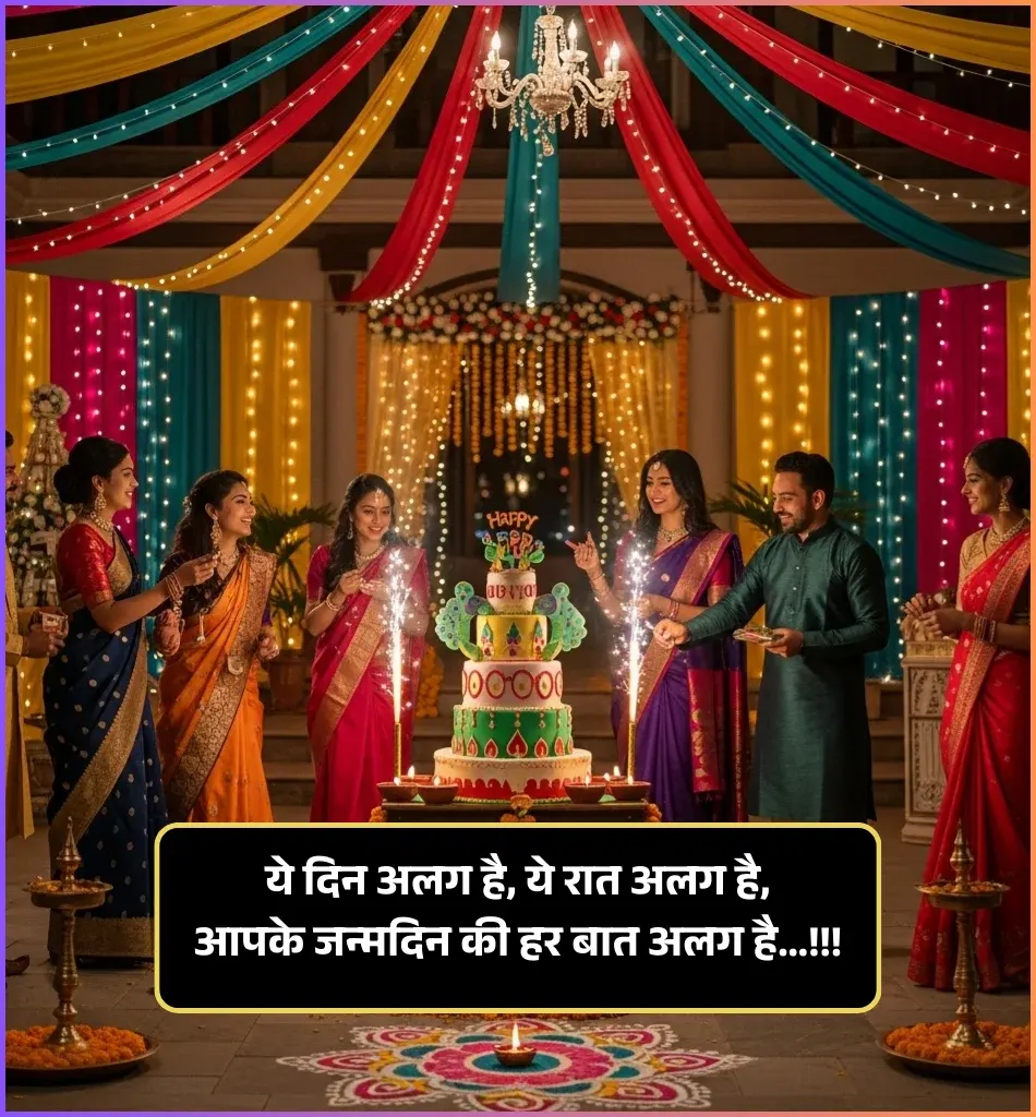 🎉 Happy Birthday Shayari in Hindi