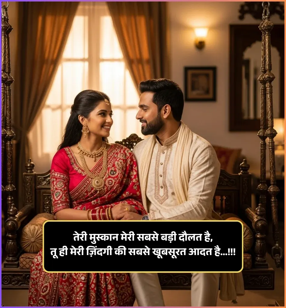 👩‍❤️‍👨 Happy Birthday Shayari in Hindi Wife