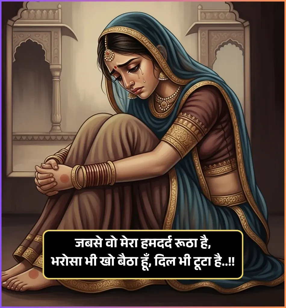 😔 Dard Bhari Bewafa Shayari